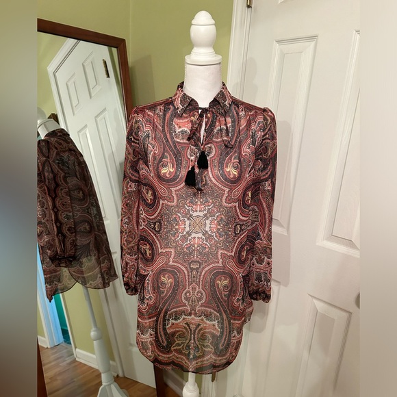 Alice + Olivia Printed Top - Picture 4 of 8